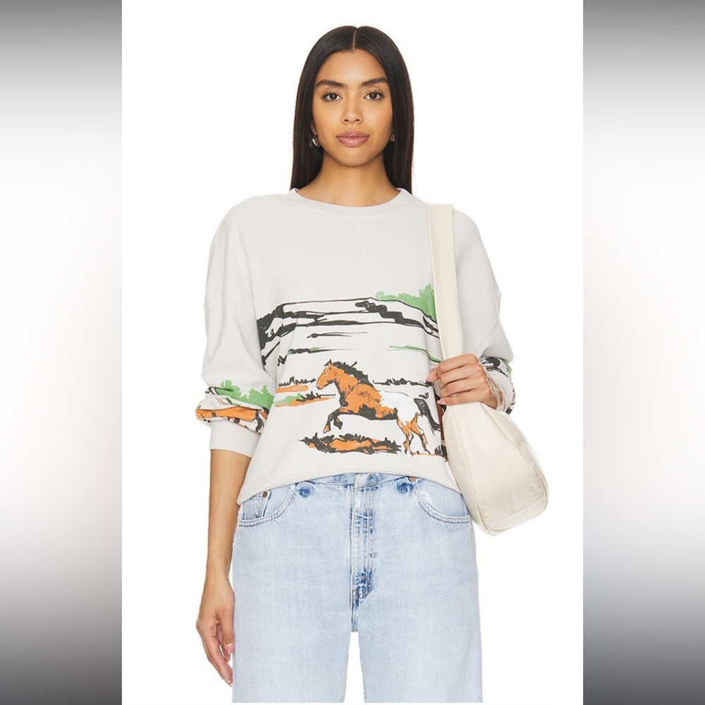 DAYDREAMER running horses sweatshirt